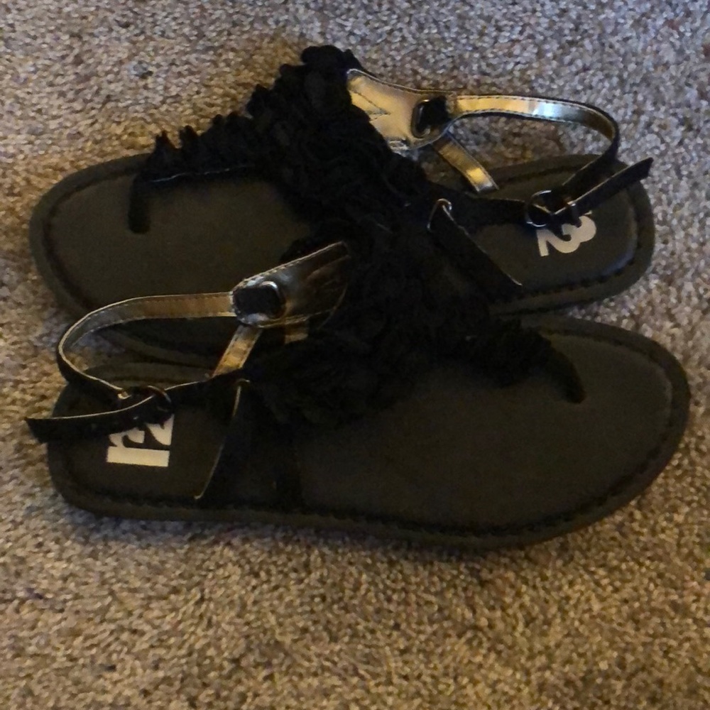 Black sandals